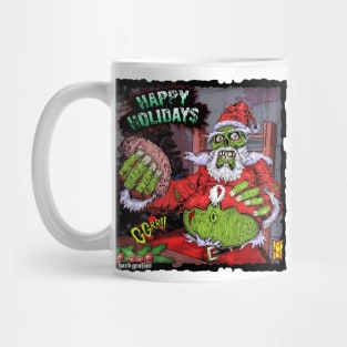 Santa Zombie wants Brains by Grafixs© / Miguel Heredia Mug